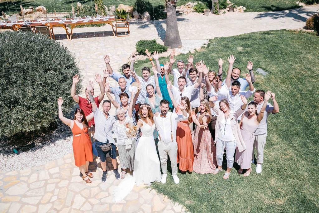 Hochzeit in Spanien - Heiraten im Ausland - Freie Trauung in Spanien - Gruppenbilder